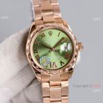 Swiss AAA Replica Rolex Datejust 31mm Watch Rose Gold Oyster Band